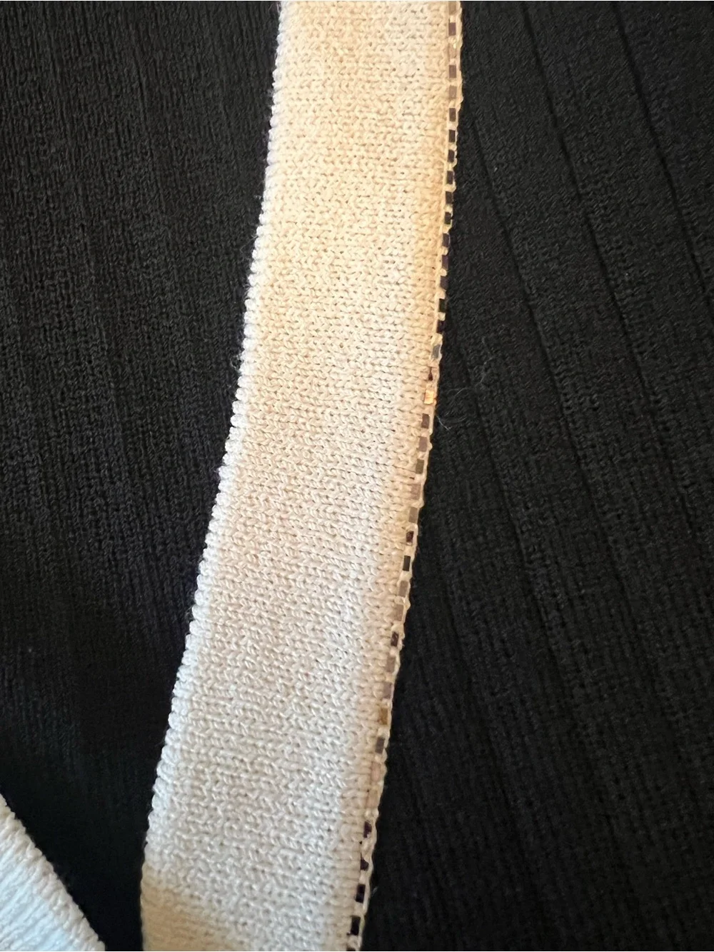 St John Knit Black and White Cardigan Size 12